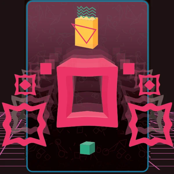 Big NEON Tower vs Tiny Square