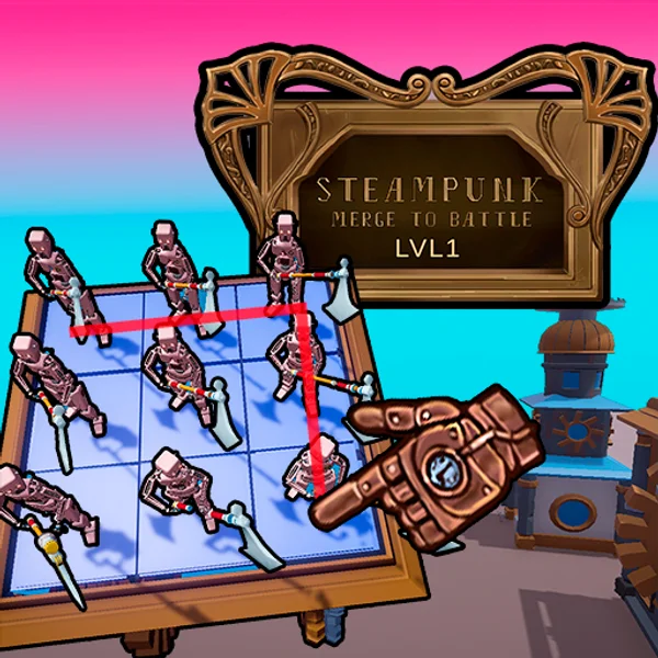 Steampunk Merge To Battle