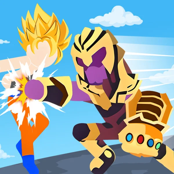 Stickman Warriors Superhero Fight